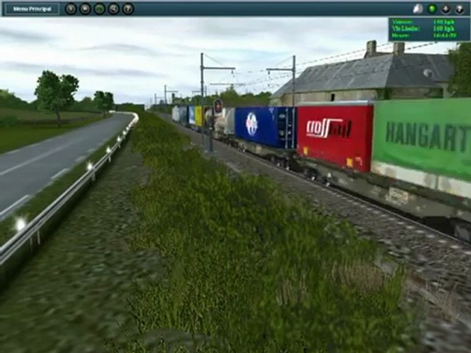 (Trainz) BB37512 CB RAIL et wagons containers