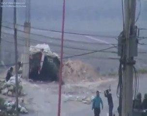فري برس   كفرروما ادلب  استنفار عسكري في الحاجز الشرقي للبلدة  2 2 2012