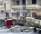 فري برس   حمص بستان الديوان قصف البيوت بالقذائف1 2 2012