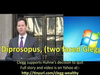 Clegg Living off the Fat of the Land here is Proof