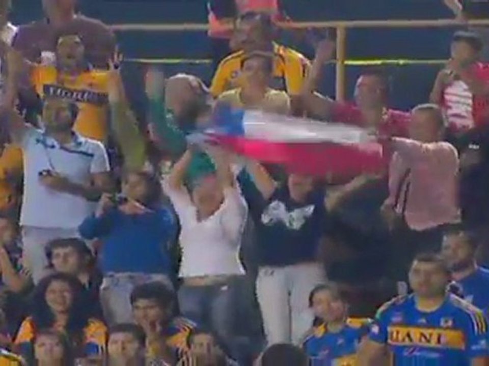 Gol Emanuel Herrera. Tigres 2 vs Union Española 2  Copa Libertadpres