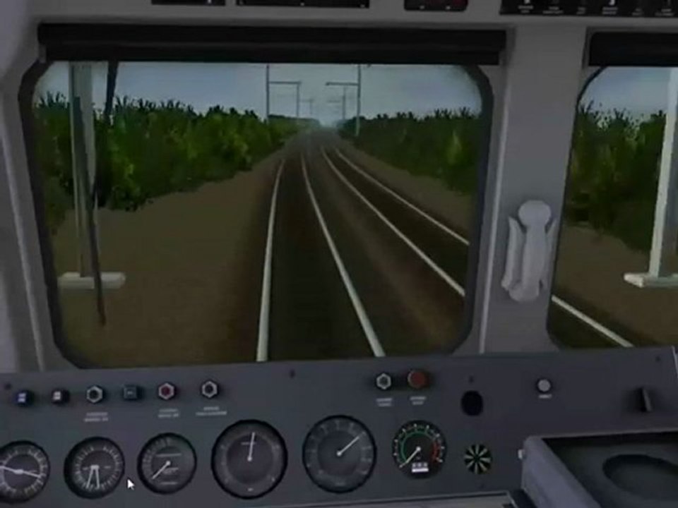 (Trainz) intérieure class 66 ECR+croisement V2N