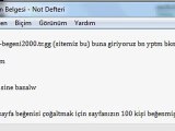 2012 Facebook Beğeni sayfası