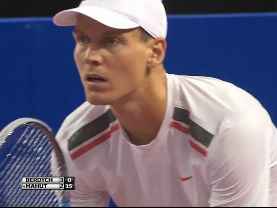 Berdych vs Mahut / quart de finale