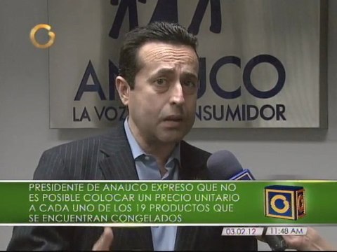 Anauco espera que precios de productos congelados sean adecuados