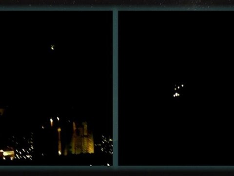 UFO with drone over St-Petersburg, Russia, numerous witnesses, March 22, 2011