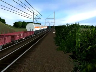 (trainz) Y 80000 avec un court fret