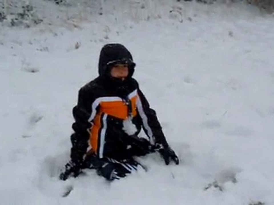 jouons dans la neige!