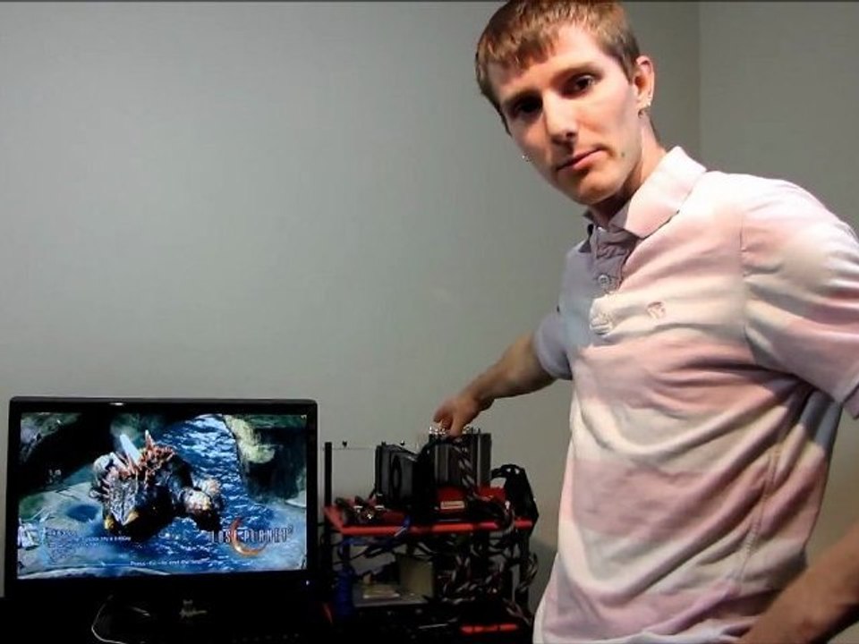 NVIDIA GeForce GTX 590 Review Part 1/3 1080p Gaming Performance Linus Tech Tips