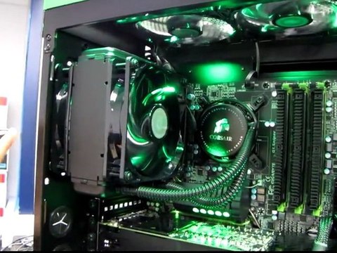 Vesta G1 Special Edition Gaming System - Completed System With Lights Off Linus Tech Tips