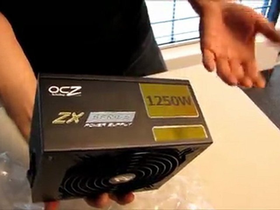 OCZ ZX Series 1250W 80 PLUS Gold Power Supply Unboxing & First Look Linus Tech Tips