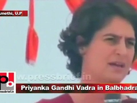 Priyanka Gandhi Vadra in Balbhadrapur , Amethi (U.P) 3rd Feb. 2012 Part 2