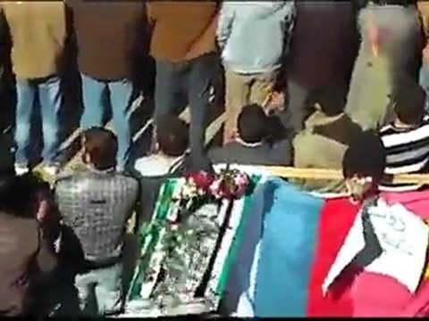 فري برس حوران مدينة بصر الحرير مظاهرة حاشدة في جمعة عذرا حماة سامحينا 3 2 2012