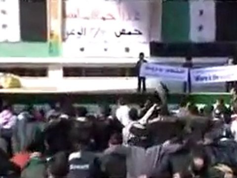 فري برس حمص الوعر الجديد ثورة ثورة سوريا مظاهرة حاشدة 3 2 2012