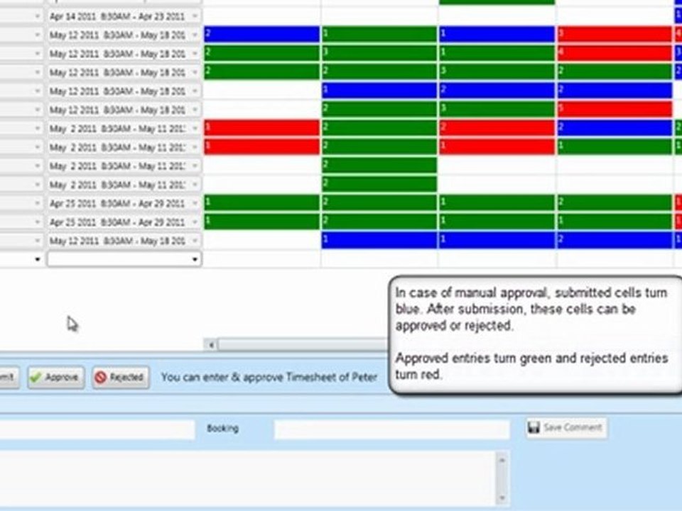 eResource Scheduler's Feature - Timesheet