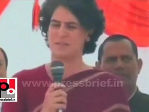 Priyanka Gandhi Vadra in Balbhadrapur , Amethi (U.P) 3rd Feb. 2012 Part 1