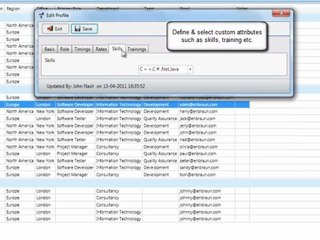 eResource Scheduler's Feature - Resource Screen