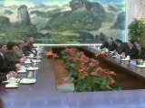 German Chancellor Angela Merkel Meets Hu Jintao for Talks