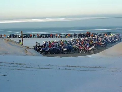 Départ de l'enduro junior - 4 février 2012