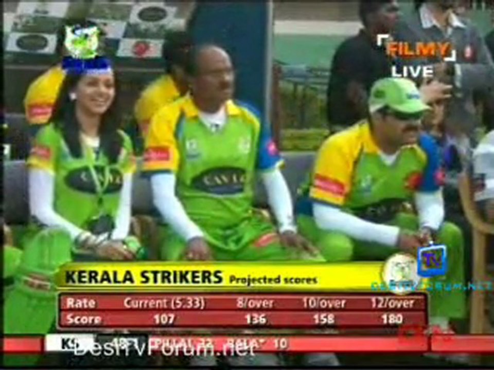 Kerala Strikers vs.Bengal Tigers-Kerala Strikers Inning Ov09-10