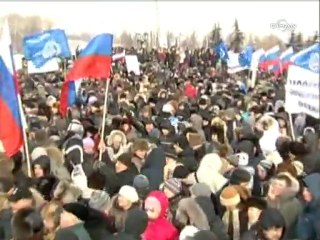 Putine destek yuruyusu