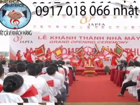 Tổ chức lễ khánh thành 0917 018 066 Nhật khoa 1