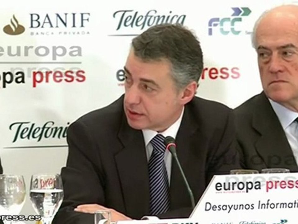 Urkullu: "El Gobierno vasco dice que no soy de fiar"