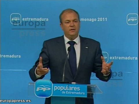 Monago: Justifican a Ibarra porque lo hicieron ellos