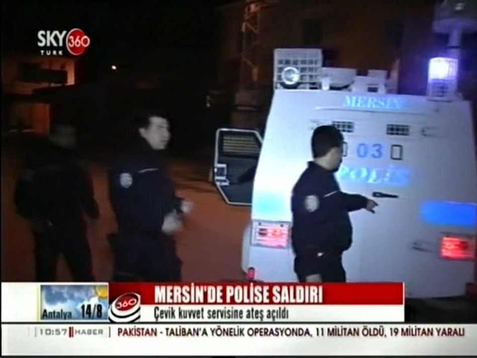 Mersin'de Polise Saldırı