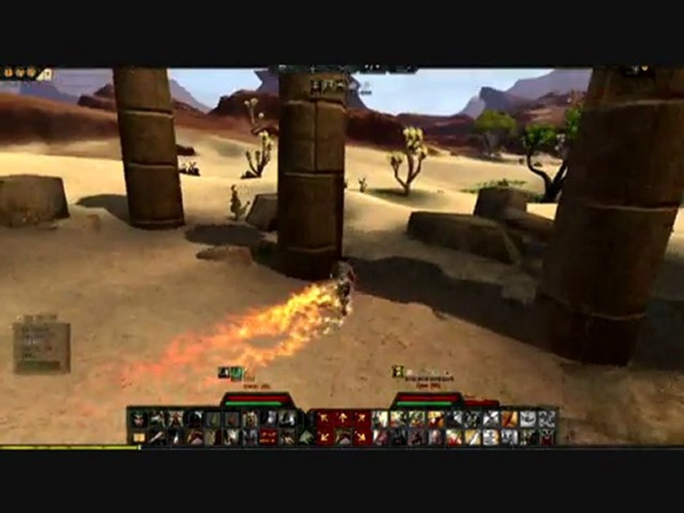 Wächter gegen Waldläufer in Age of Conan 2009.