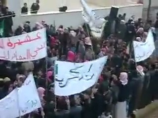 فري برس   إدلب   كفريا    مظاهرة جمعة عذرا حماة سامحينا 3 2 2012