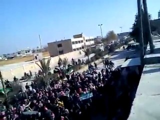 فري برس   حلب   السفيرة    مظاهرة حاشدة   عذرا حماة 3 2 2012