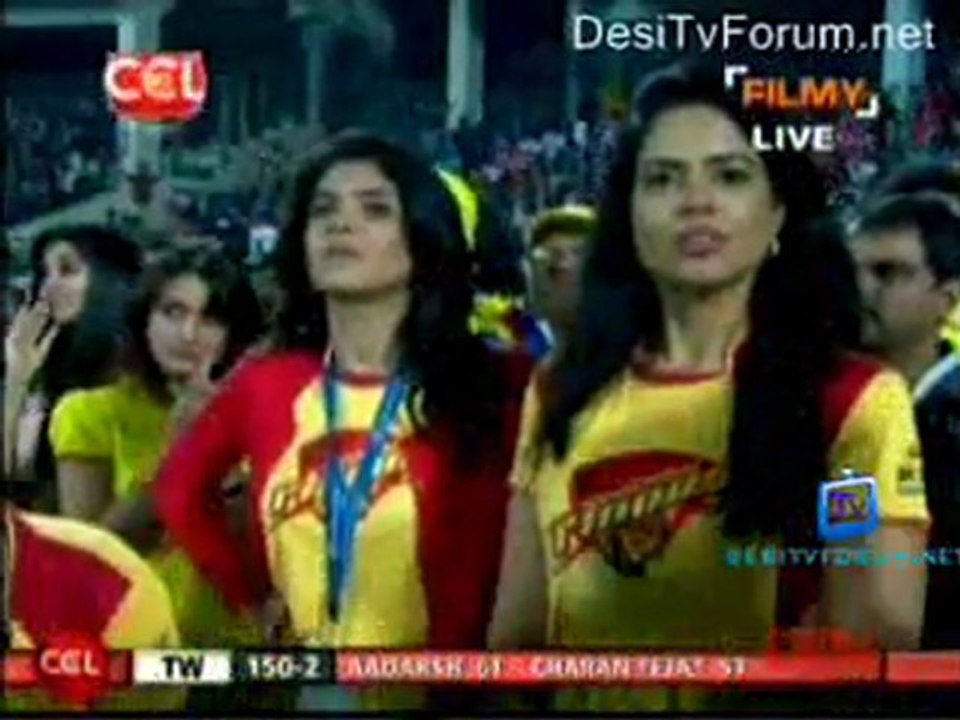Telugu Warriors vs.Chennai Rhinos - Telugu Warriors Inning 19