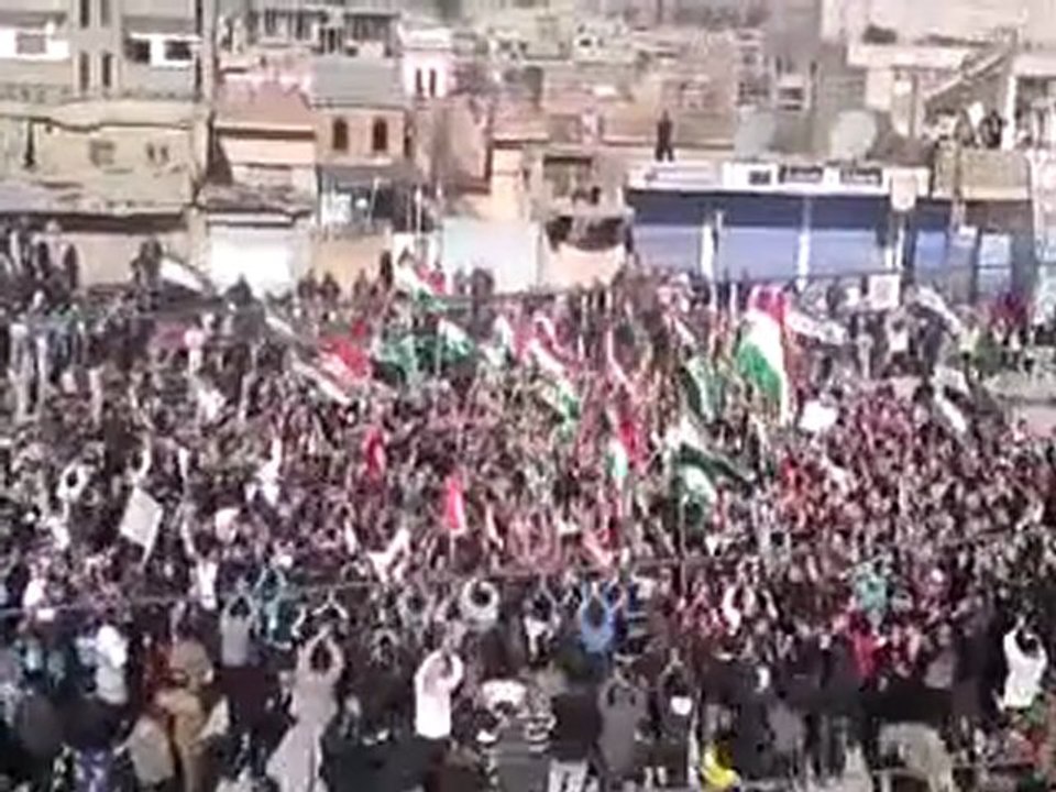 فري برس   القامشلي    العنترية    جمعة عذرا حماه سامحينا 3 2 2012