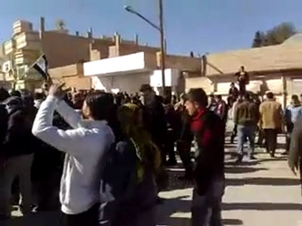 فري برس   الحسكة احرار غويران في جمعه عذرا حماة 3 2 2012