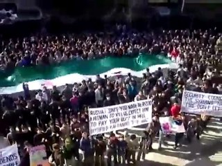 فري برس   ادلب   كفرنبل    جمعة عذرا حماه   وسط المدينة 3 2 2012 جـ1