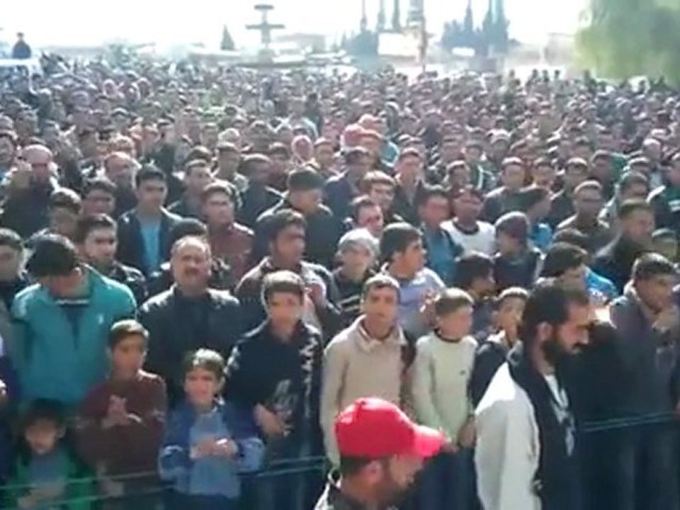 فري برس   ادلب   خان شيخون    جمعة عذرا حماة 3 2 2012