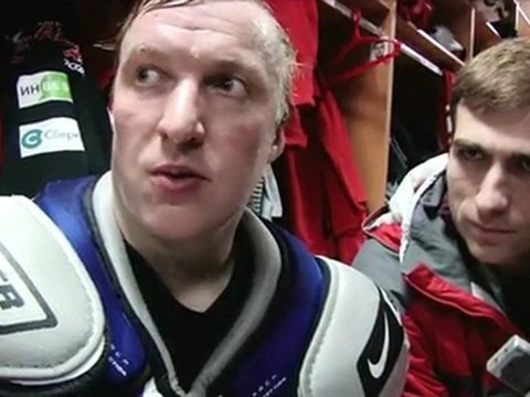 Алексей Заварухин после игры с к.Лев 04.02.12.