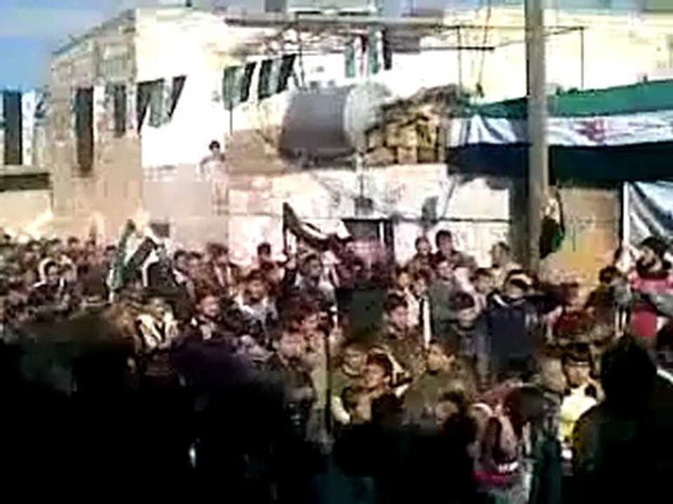فري برس   ادلب   بلشون    مظاهرة جمعة عذرا حماة سامحينا 3 2 2012