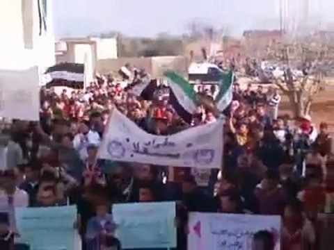 فري برس ادلب بسقلا مظاهرة جمعة عذرا حماه سامحينا 3 2 2012
