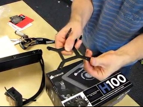 Corsair H100 Dual 120mm Radiator CPU Liquid Cooler Unboxing & First Look Linus Tech Tips