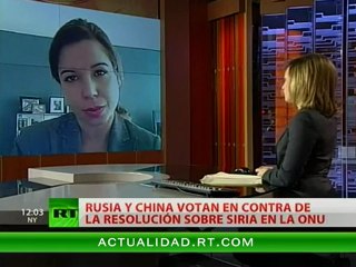 (VIDEO) Rusia y China vetan la resolución de la ONU sobre Siria – RT