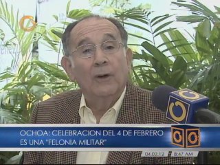 Ochoa Antich: El 4-f fue la semilla de un retroceso histórico en Venezuela