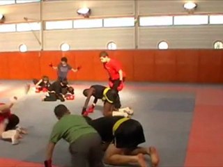 Enroulement chute avant