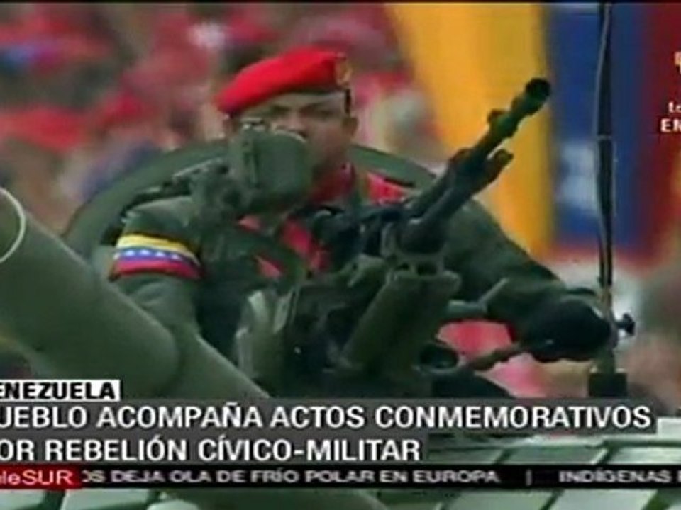Chávez encabeza actos conmemorativos de Día de la Dignidad