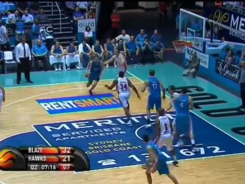 NBL: Gold Coast Blaze 91-50 Wollongang Hawks
