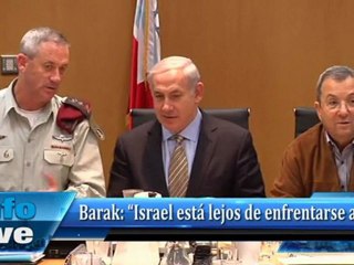Barak: "Israel está lejos de enfrentarse a Irán"