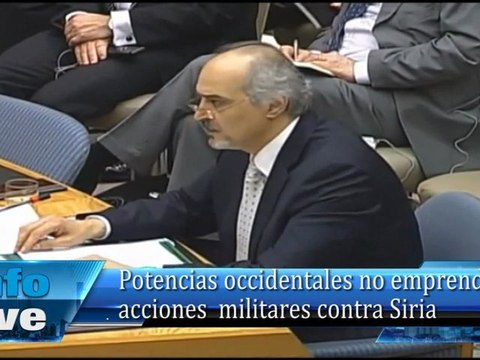Potencias occidentales no emprenderán acciones militares contra Siria