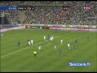 FRANCE ITALIE 3-1  BUT DE SIDNEY GOVOU