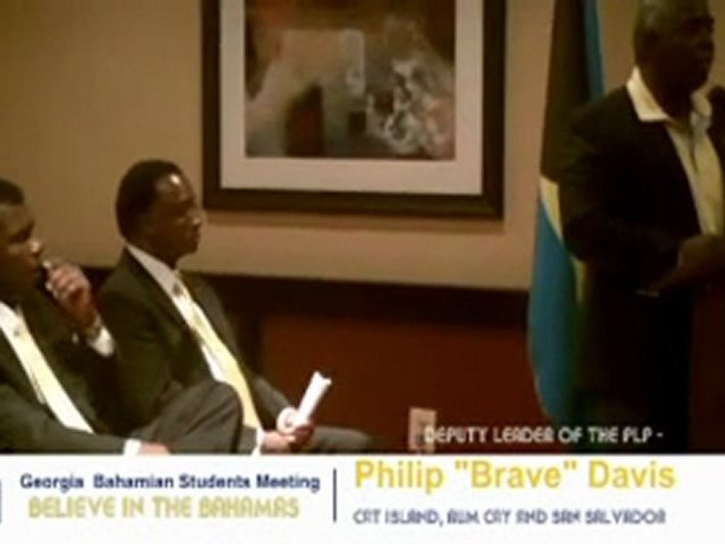 ⁣Vying for the votes of Students Abroad #Bahamas PLP in ATL